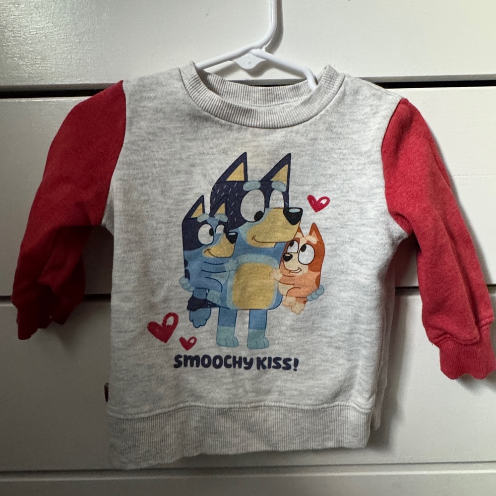 Kids Bluey Crew Neck Sweatshirt 18M
